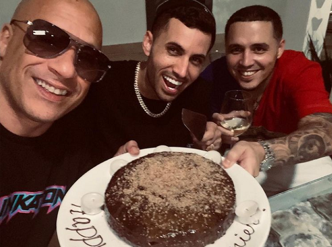 Lenier Mesa recibe felicitación de cumpleaños de Vin Diesel