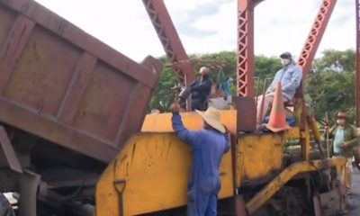 Inician los trabajos de reparación del puente de Jatibonico