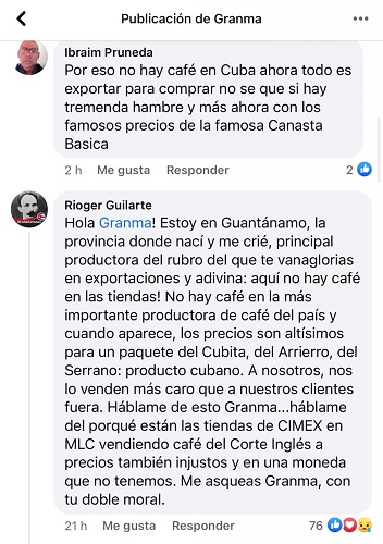 No hay café en la región cafetalera más importante de Cuba