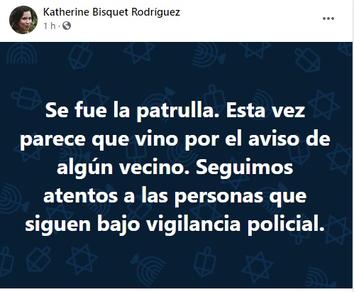PNR arranca cartel donde Katherine Bisquet y Camila Lobón denunciaban 13 días de arresto domiciliario