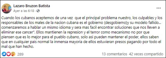 El ajedrecista cubano Lázaro Bruzón arremete contra el Gobierno y su fallido sistema