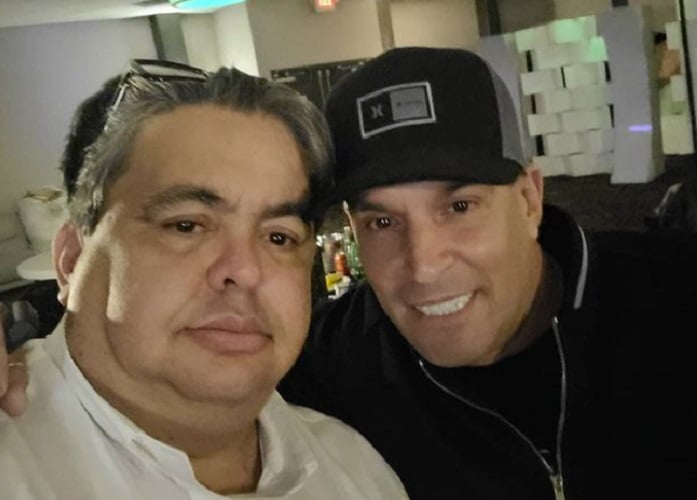 La foto de Carlucho junto a Hectico PMM