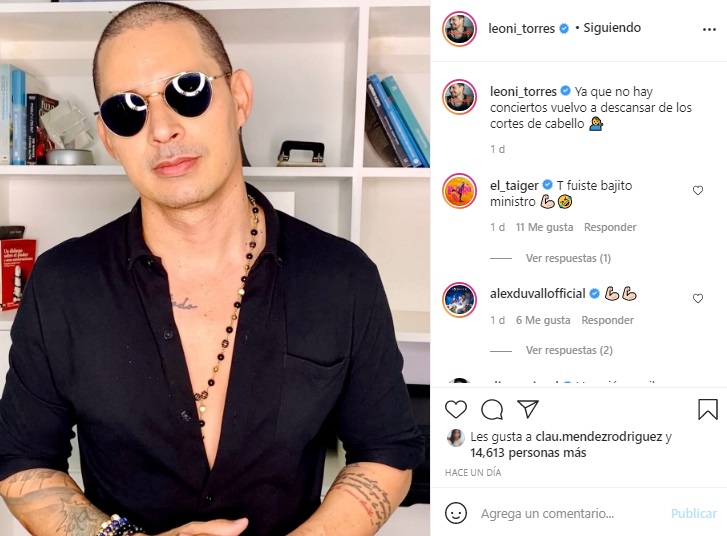 Leoni Torres impresiona con su nuevo look