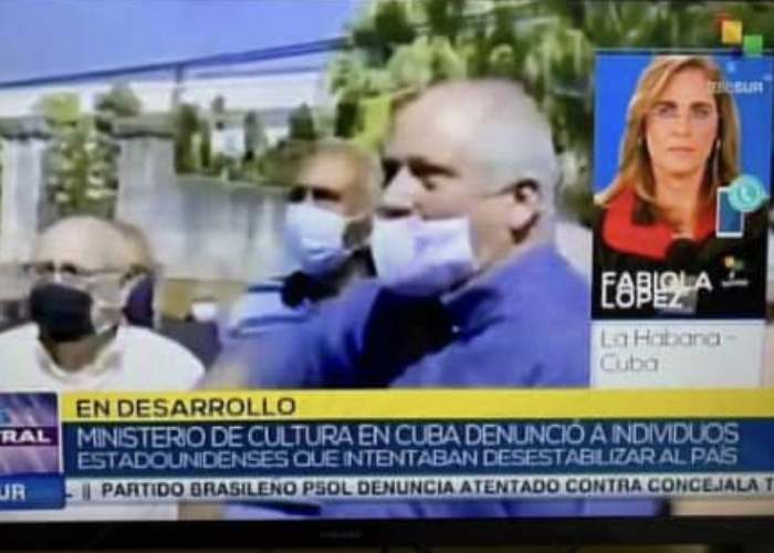TeleSur afirma que eran estadounidenses los que desestabilizaron al Mincult