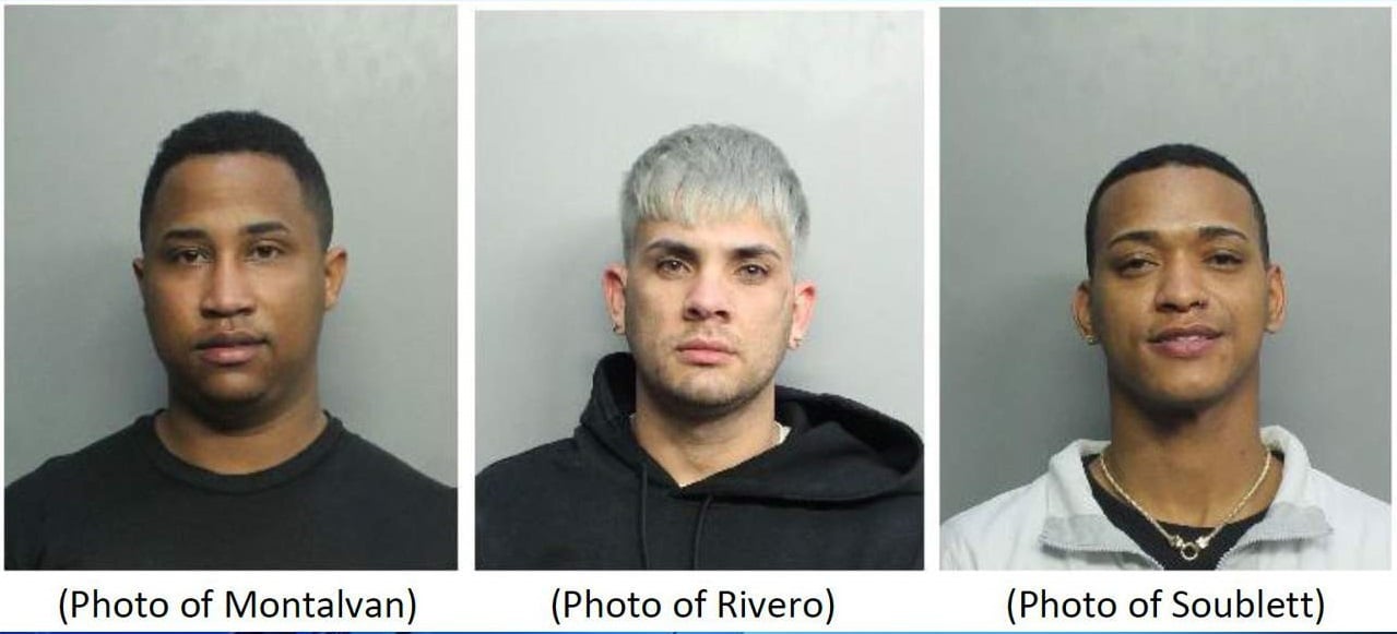 Arrestan a tres hombres de Miami-Dade involucrados en varios robos de tiendas de lujo