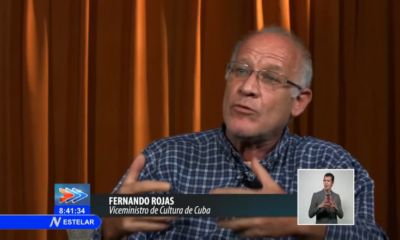 Fernando Rojas viceministro de cultura de Cuba