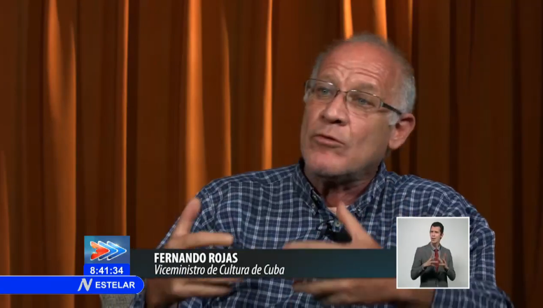 Fernando Rojas viceministro de cultura de Cuba