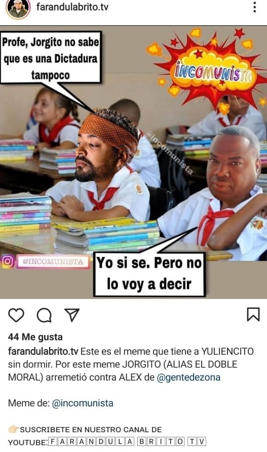 Jorge Junior explota contra Gente de Zona por este meme