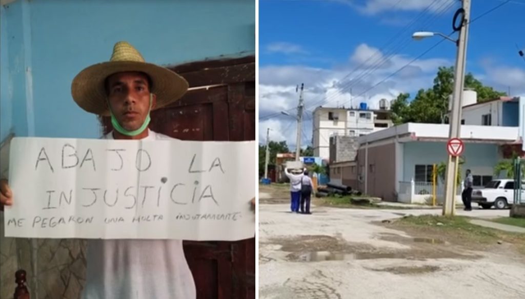 Arrestan cubano protesta pacífica multa injusta Guantánamo