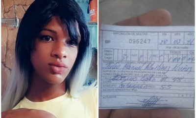 Multan a cubana trans y la amenazan con desacato por vestirse como mujer