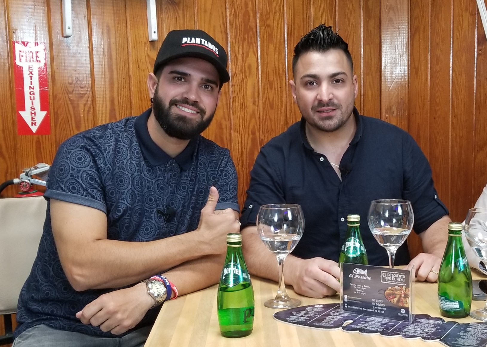 Frank Egusquiza y Carlos Armando Cabrera pelicula Plantados