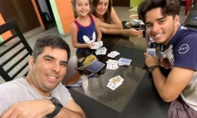 Humorista cubano Luis Silva festeja los 10 años de su hija con un juego familiar