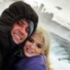 Osmani García y su novia visitan las Cataratas del Niágara