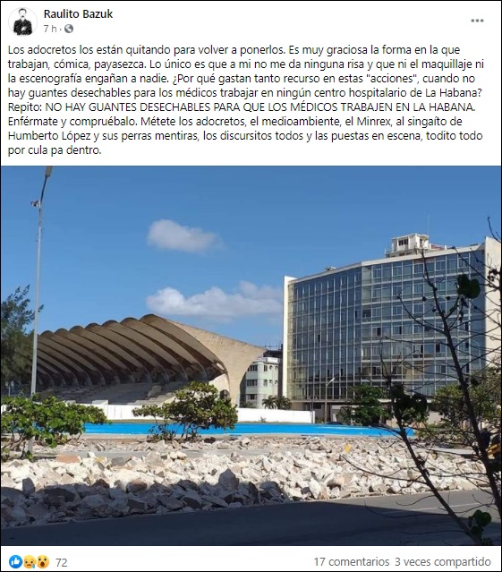 Remodelaciones de La Habana en medio de pandemia provocan indignación en redes