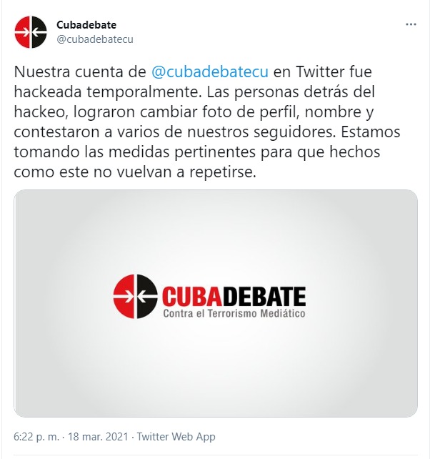 Twitter cubadebate