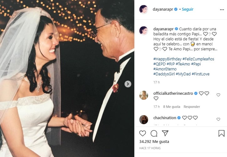 Dayanara Torres conmueve con mensaje para su padre 1