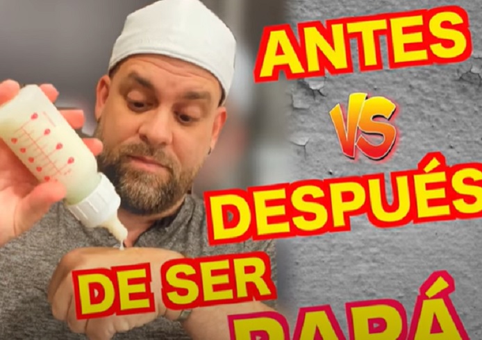 La divertida comparación del humorista Javier Berridy antes y después de ser papá