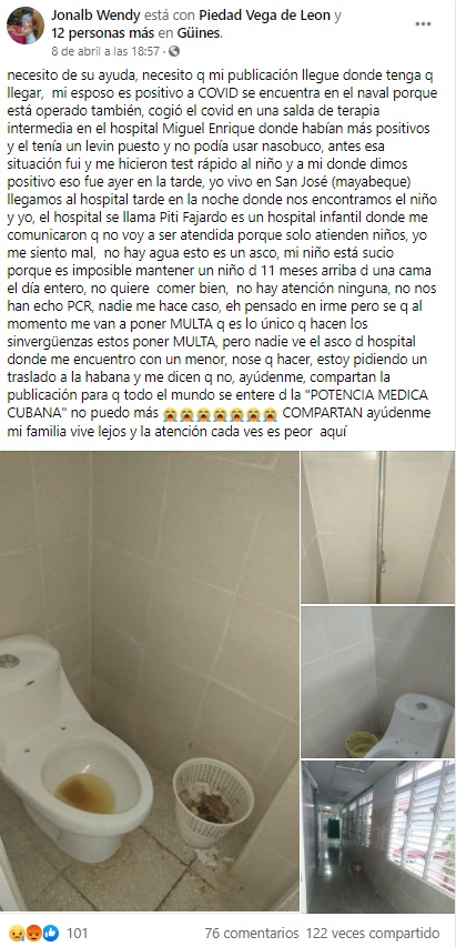 “No hay atención ninguna”: Madre denuncia terribles condiciones de un centro de aislamiento en Mayabeque