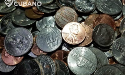 Monedas de centavos en dolares.