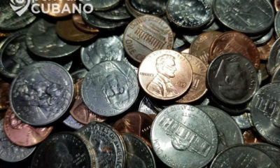 Monedas de centavos en dolares.