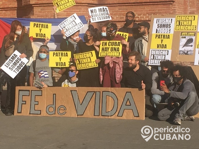 Cubanos en Barcelona exigen fe de vida a favor de Otero Alcántara