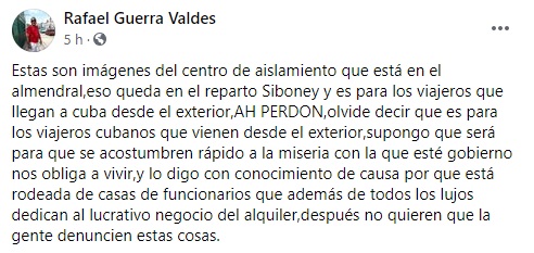 En pésimas condiciones un centro de aislamiento para viajeros en Santiago de Cuba
