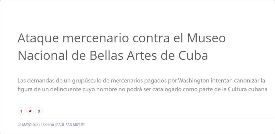 Prensa oficialista arremeten contra los artistas cubanos que piden la liberación de Otero Alcántara