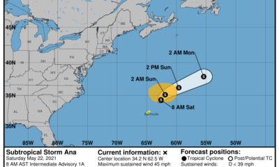 ¡Ana se adelanta! Es la primera tormenta de la temporada de huracanes en el Atlántico