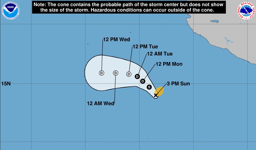 ¡Andrés! la primera tormenta tropical de la temporada de huracanes 2021