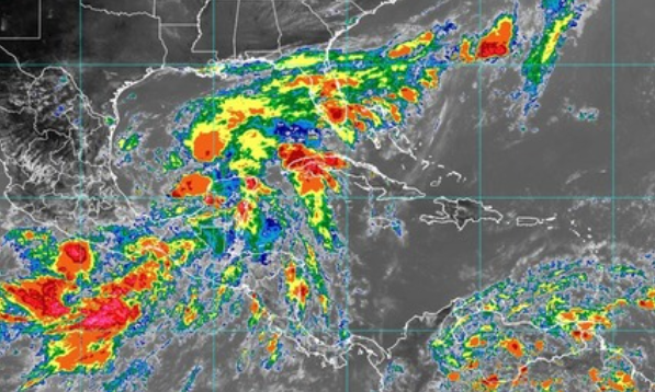 Advierten sobre la formación de la tormenta tropical Claudette en el Golfo de México
