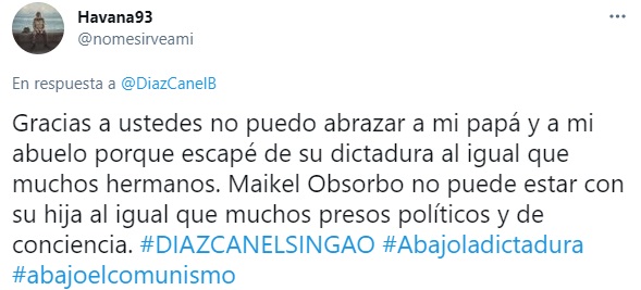 Miguel Díaz-Canel celebra el Día de los Padres y lo tunden en Twitter