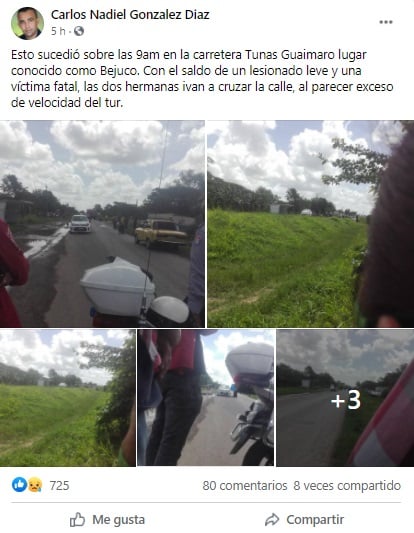 Cubana pierde la vida en accidente de tránsito en Las Tunas