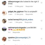 Comentarios en video de Britney Spears. (Instagram).