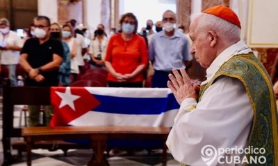 Cardenal de Valencia celebra misa para pedir el cese de la represión en Cuba