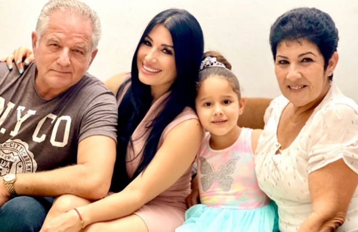 Heydy González celebra el cumpleaños de su papá