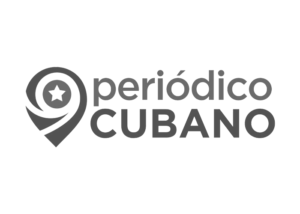 Logo en blanco y negro de periodico cubano por luto en Cuba