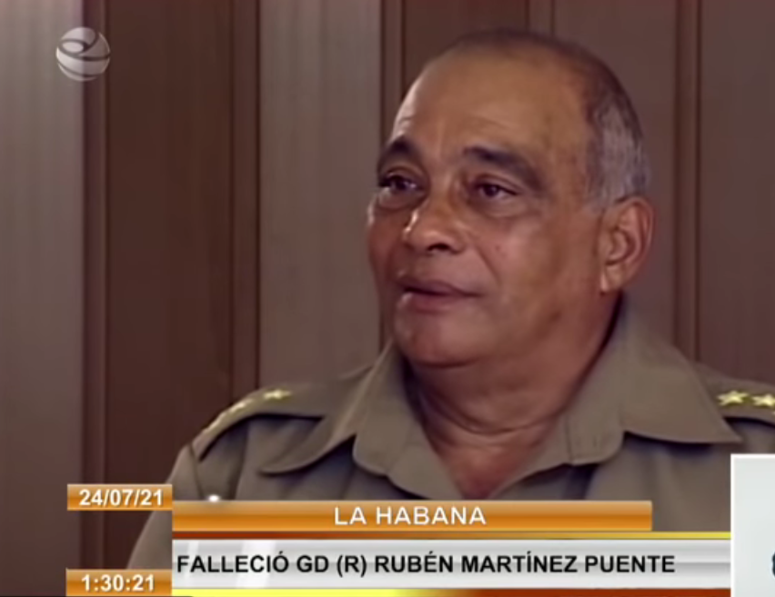 Muere el General de División de la Reserva Rubén Martínez Puente