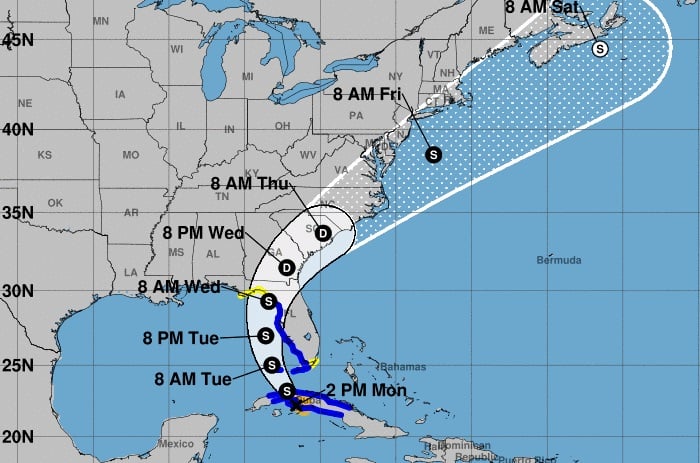 Tormenta tropical Elsa toca tierra al sur de Matanzas