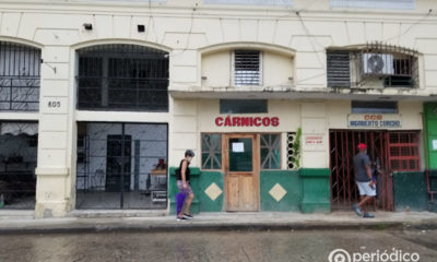Carnicería cerrada en Cuba