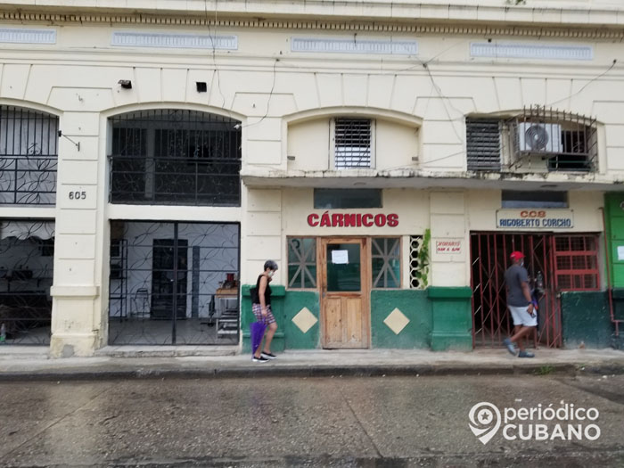 Carnicería cerrada en Cuba