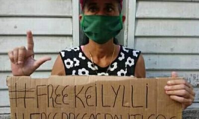 Activista encarcelada tras las protestas del 11J, su familia denuncia que fue golpeada