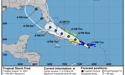 Aviso Oficial: Se forma la Tormenta tropical Fred