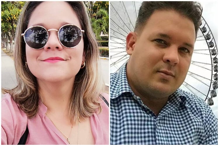 Dayana Darias y Juan Toledo, represores cubanos. (Dayana Darias-Facebook/ArielToledo-Instagram).