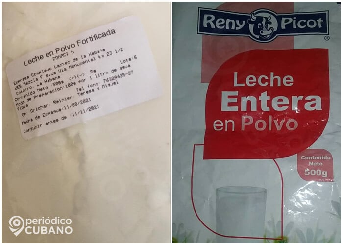 Gobierno vende leche de donaciones. (Periódico Cubano).