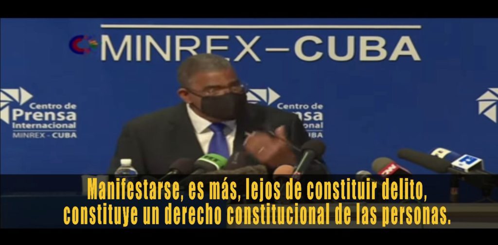 “Protestar no es un delito” Presidente del Tribunal Supremo de Cuba (1)