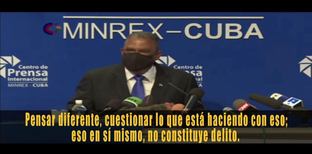 “Protestar no es un delito” Presidente del Tribunal Supremo de Cuba (1)