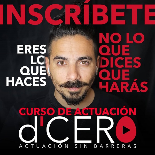 Yerandy Basart, actor de Plantados, ofrece un curso online de actuación