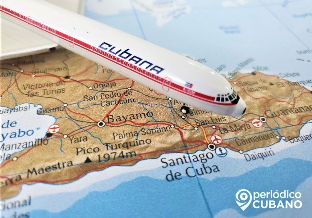  Cubana de Aviación anuncia calendario de vuelos en la ruta Santiago-Habana