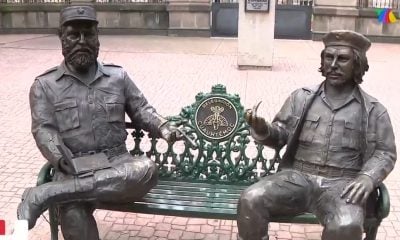 Estatuas de Fidel y el Che en Mexico