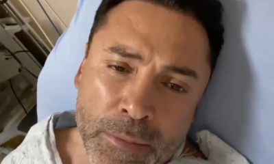 Óscar de la Hoya hospitalizado con Covid-19